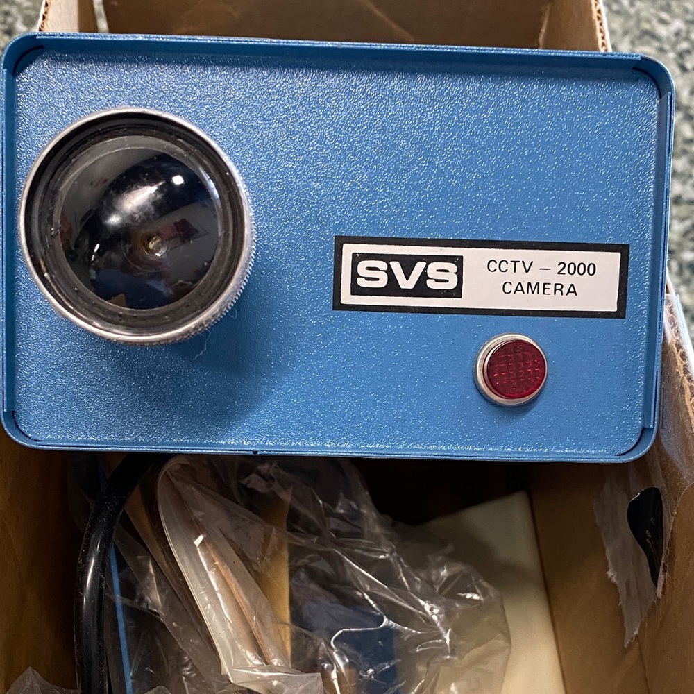 SVS CCTV-2000 Blue Surveillance Camera
